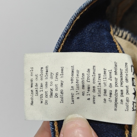 RAG & BONE Phoenicia Skinny Jean Mid Rise Dark Wash Denim Size 30 - Picture 6 of 16
